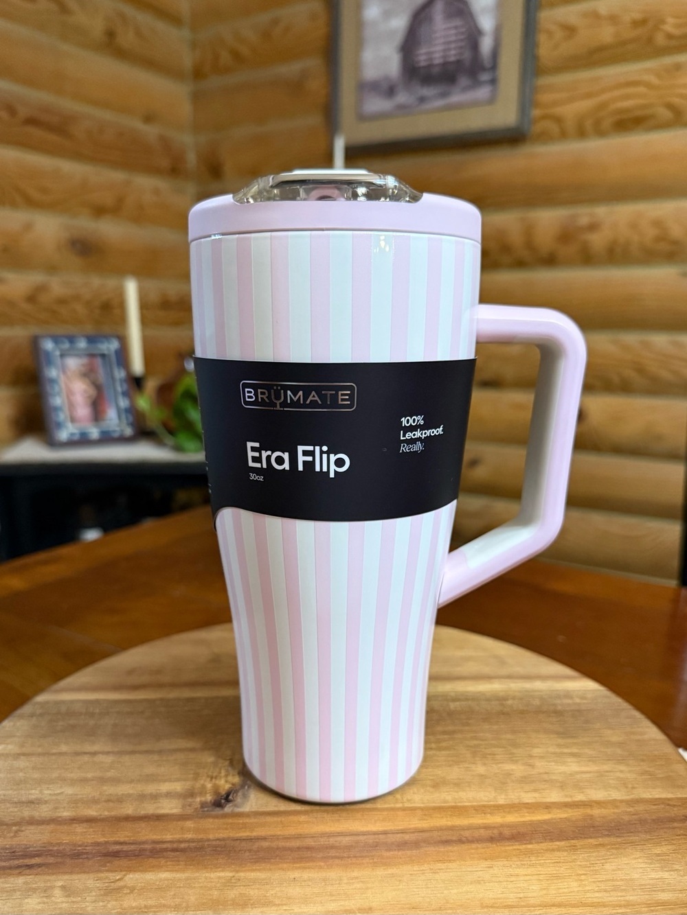 STRAWBERRIES & CREAM Brumate 30oz ERA FLIP Straw Tumbler • LEAKPROOF